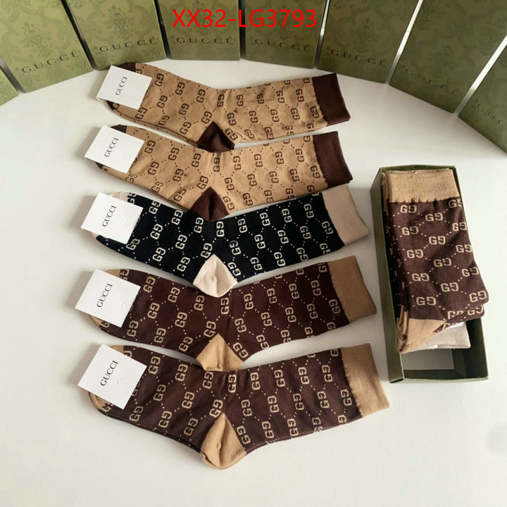 Sock-Gucci where can i buy the best 1:1 original ID: LG3793 $: 32USD