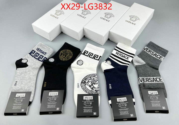 Sock-Versace the top ultimate knockoff ID: LG3832 $: 29USD