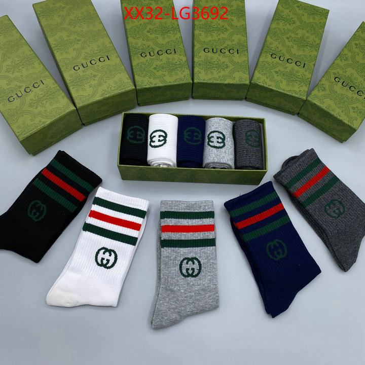 Sock-Gucci new 2023 ID: LG3692 $: 32USD