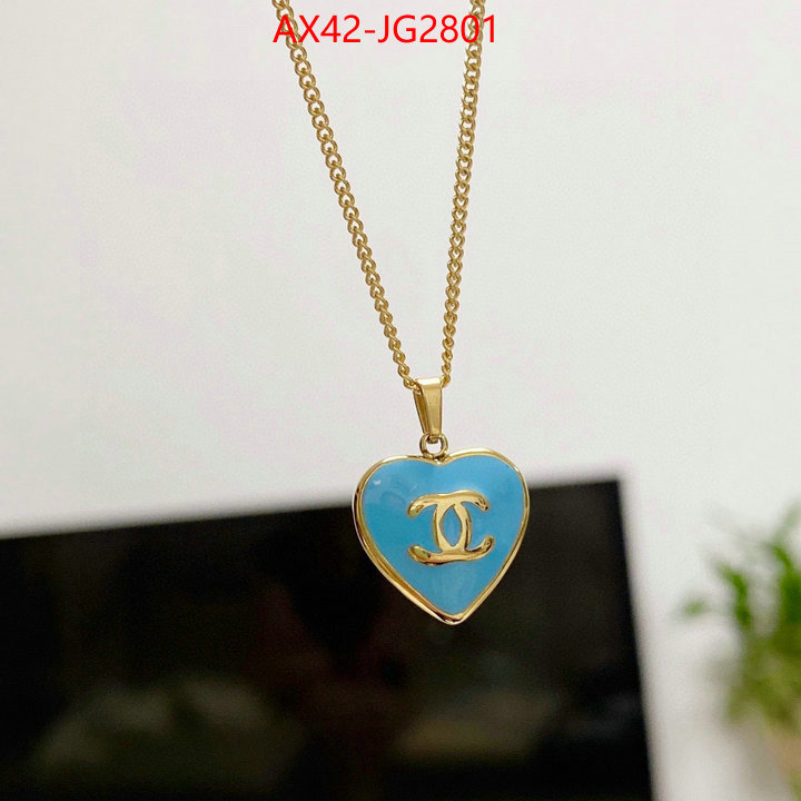 Jewelry-Chanel 2023 aaaaa replica 1st copy ID: JG2801 $: 42USD