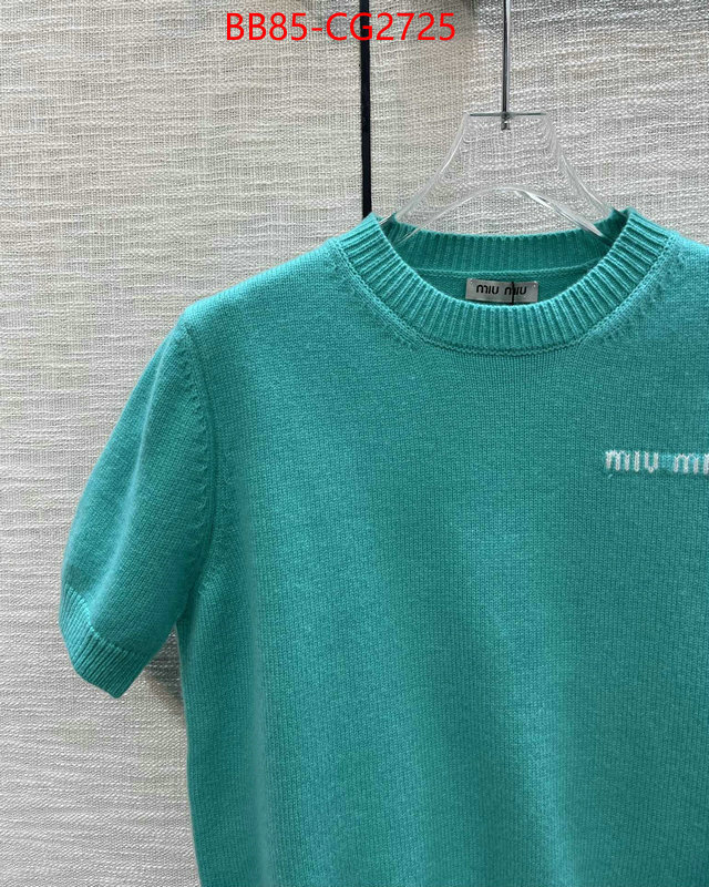 Clothing-MIU MIU buy top high quality replica ID: CG2725 $: 85USD