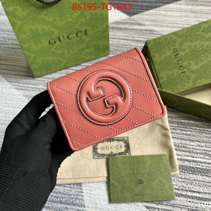 Gucci Bags(TOP)-Wallet- fashion designer ID: TG1843 $: 95USD