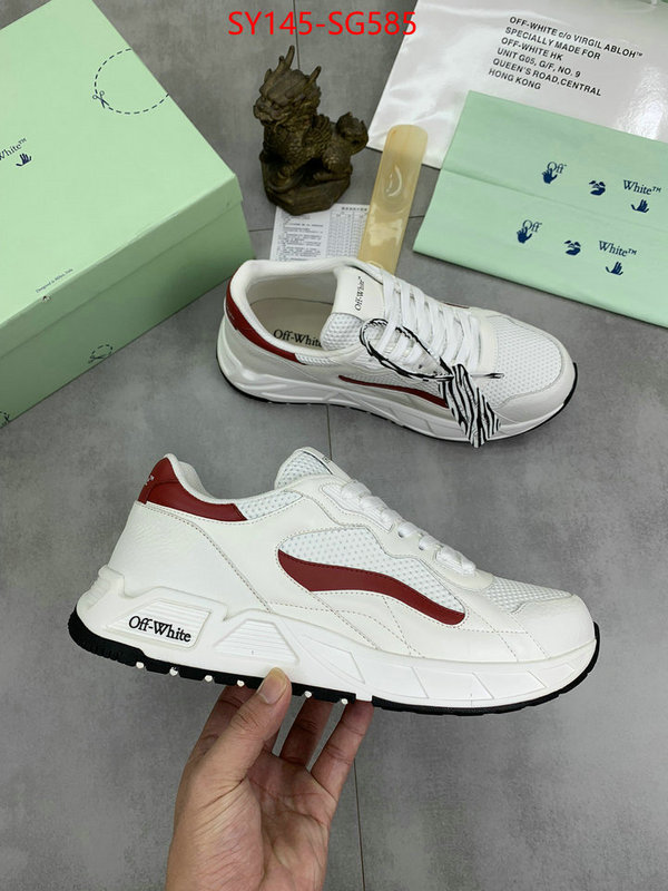 Men Shoes-Offwhite best quality fake ID: SG585 $: 145USD