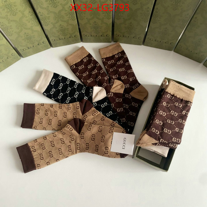 Sock-Gucci where can i buy the best 1:1 original ID: LG3793 $: 32USD