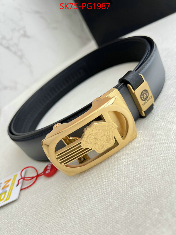 Belts-Versace 7 star quality designer replica ID: PG1987 $: 75USD