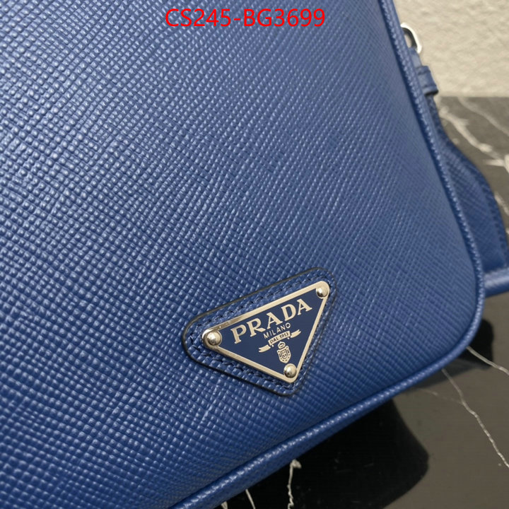 Prada Bags (TOP)-Diagonal- brand designer replica ID: BG3699 $: 245USD