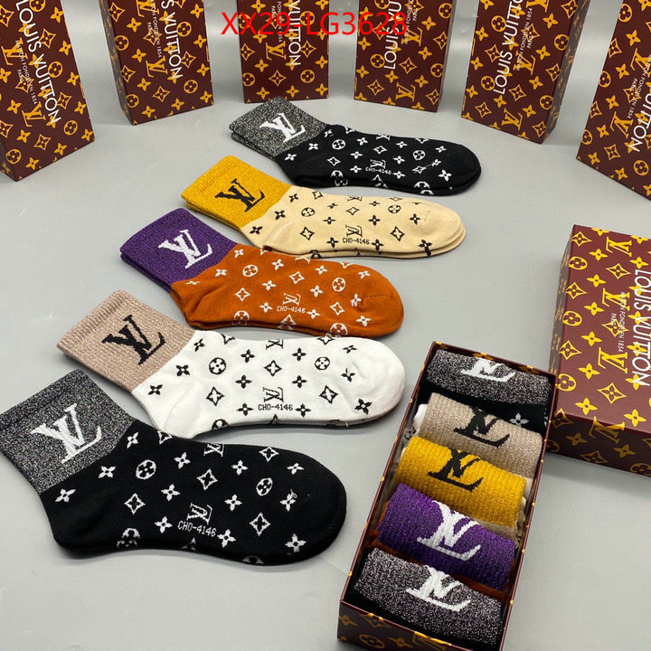 Sock-LV best designer replica ID: LG3628 $: 29USD