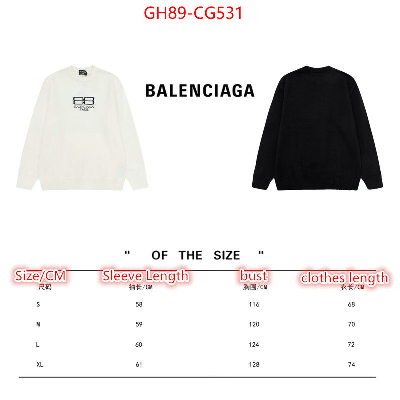 Clothing-Balenciaga hot sale ID: CG531 $: 89USD