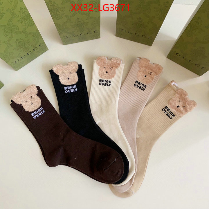 Sock-Gucci best fake ID: LG3671 $: 32USD