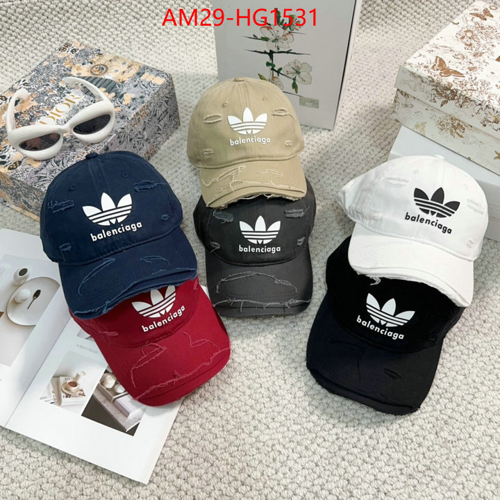 Cap(Hat)-Balenciaga cheap replica designer ID: HG1531 $: 29USD