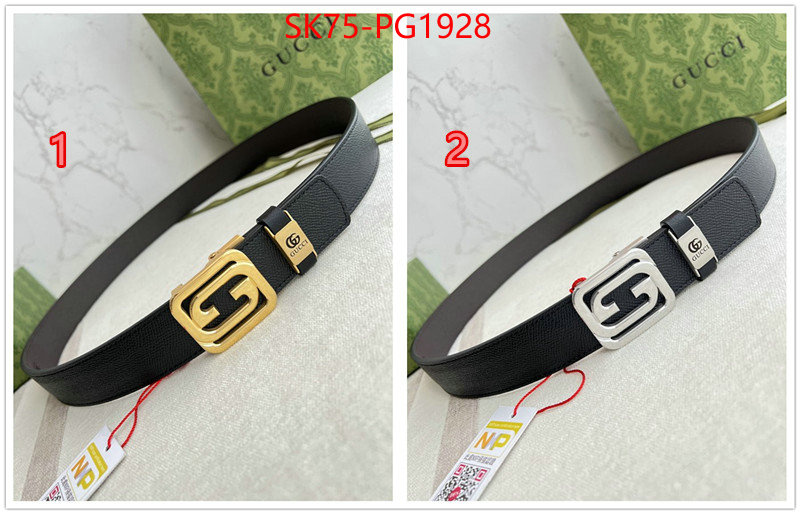 Belts-Gucci designer fake ID: PG1928 $: 75USD