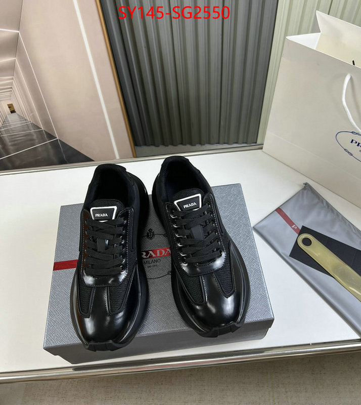 Men shoes-Prada buy first copy replica ID: SG2550 $: 145USD