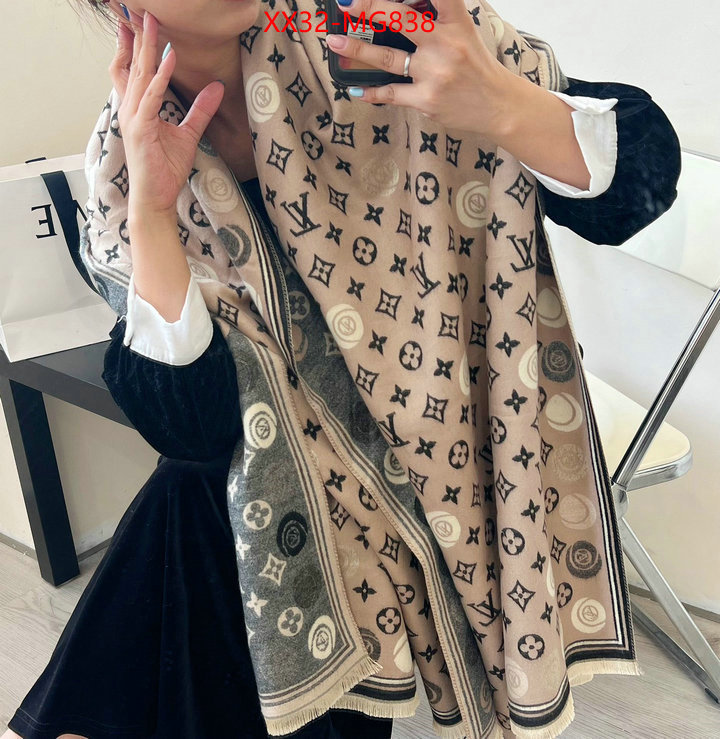 Scarf-LV fashion designer ID: MG838 $: 32USD