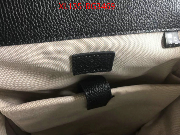 Gucci Bags(4A)-Backpack- top perfect fake ID: BG3469 $: 135USD