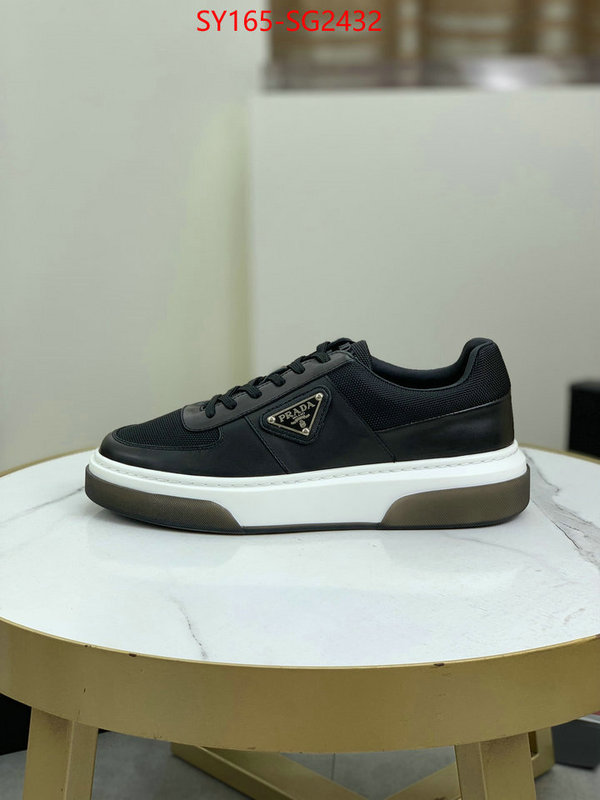 Men shoes-Prada 1:1 replica wholesale ID: SG2432 $: 165USD