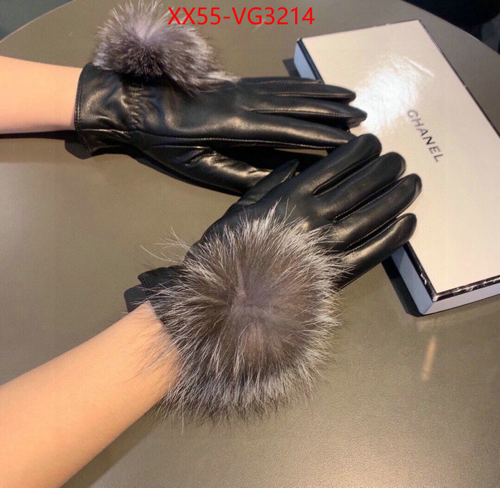 Gloves-Chanel highest product quality ID: VG3214 $: 55USD