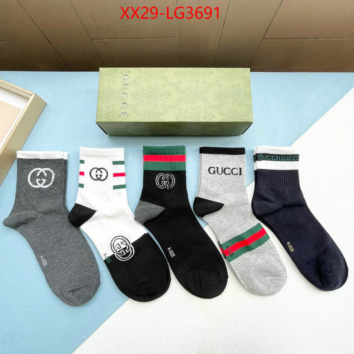 Sock-Gucci where to find best ID: LG3691 $: 29USD