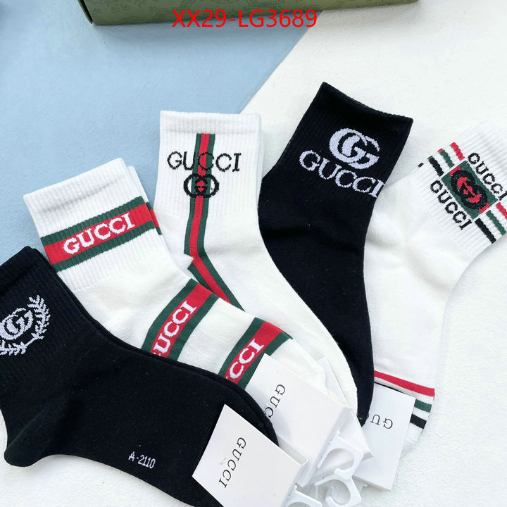 Sock-Gucci wholesale sale ID: LG3689 $: 29USD