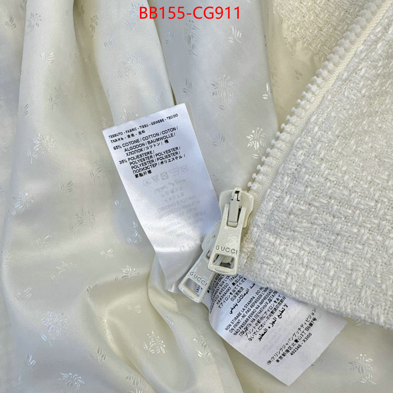 Clothing-Gucci aaaaa+ quality replica ID: CG911 $: 155USD