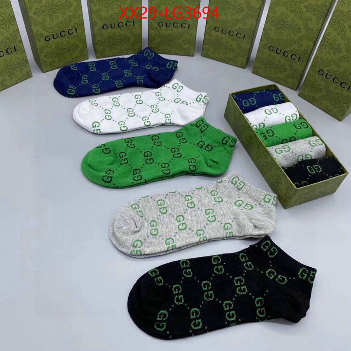 Sock-Gucci high quality happy copy ID: LG3694 $: 29USD