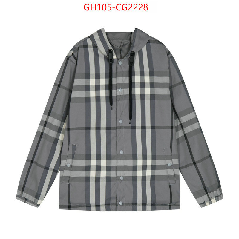 Clothing-Burberry best replica quality ID: CG2228 $: 105USD