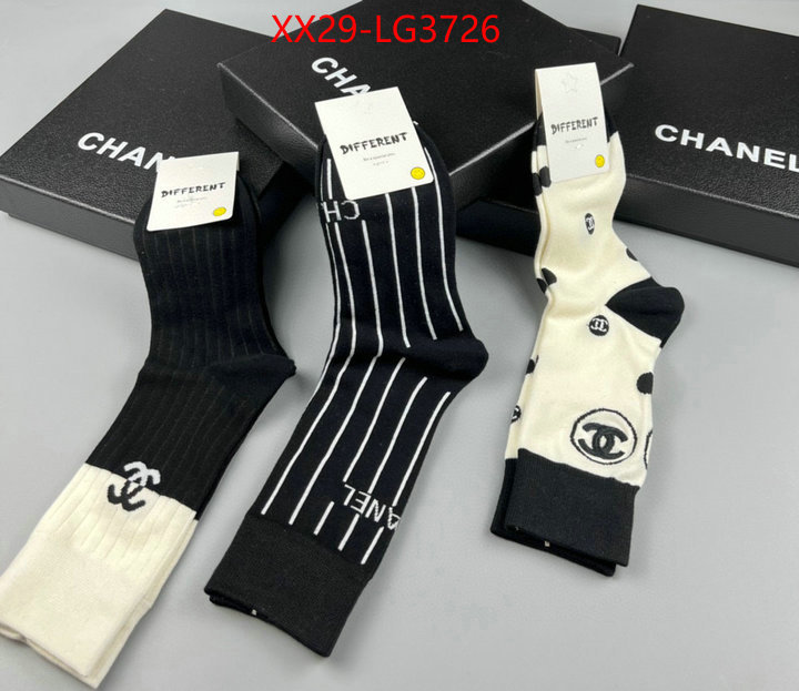 Sock-Chanel unsurpassed quality ID: LG3726 $: 29USD