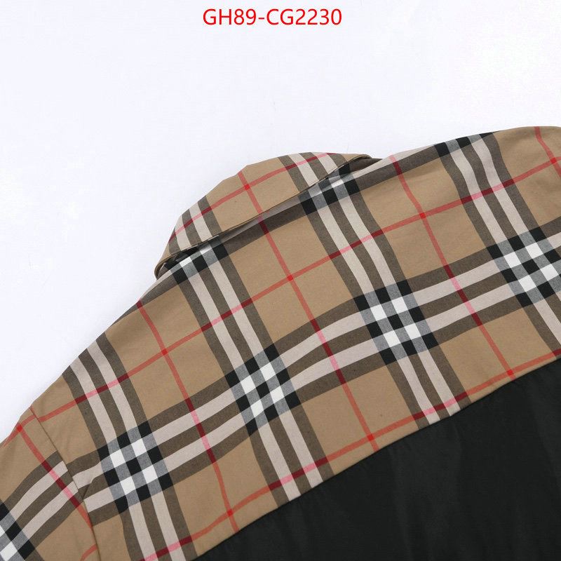 Clothing-Burberry top quality ID: CG2230 $: 89USD