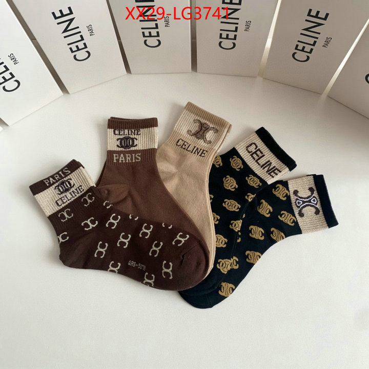 Sock-CELINE aaaaa+ replica designer ID: LG3741 $: 29USD