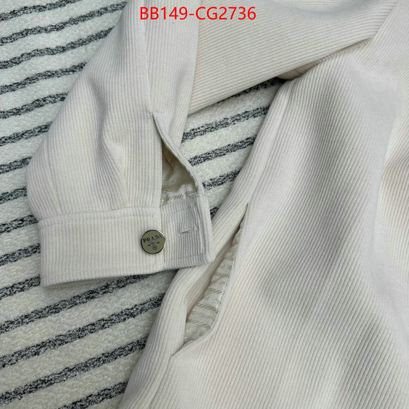 Clothing-Prada top designer replica ID: CG2736 $: 149USD