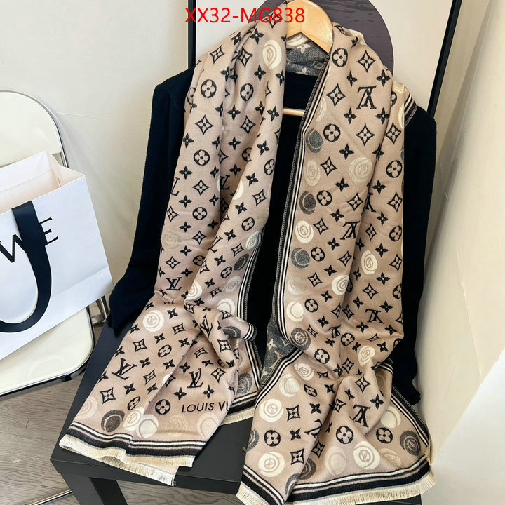 Scarf-LV fashion designer ID: MG838 $: 32USD