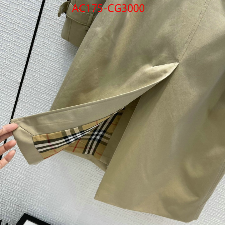 Clothing-Burberry flawless ID: CG3000 $: 175USD