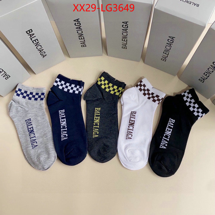 Sock-Balenciaga replcia cheap from china ID: LG3649 $: 29USD