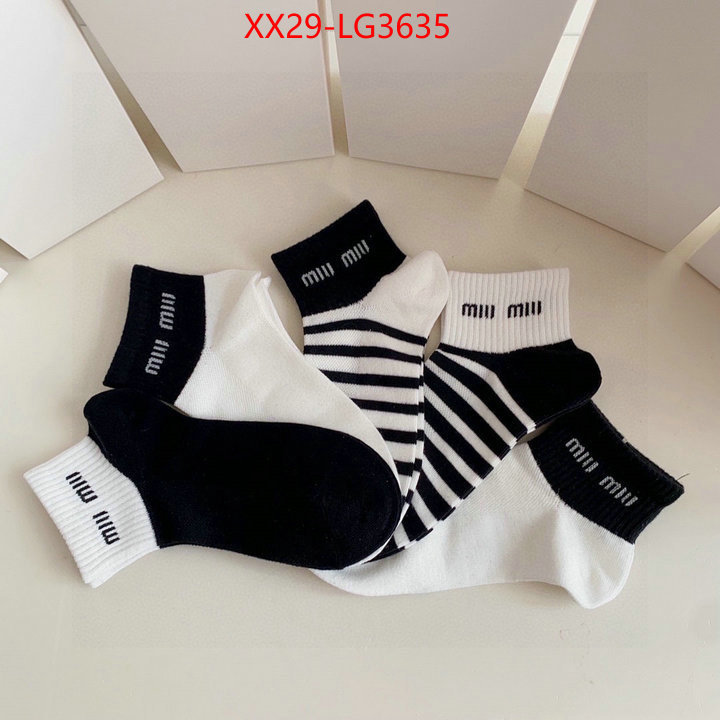 Sock-Miu Miu top quality ID: LG3635 $: 29USD