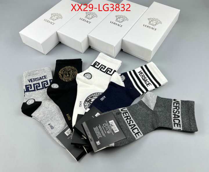Sock-Versace the top ultimate knockoff ID: LG3832 $: 29USD
