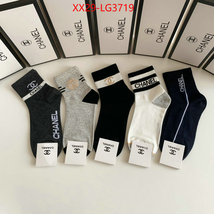 Sock-Chanel replcia cheap ID: LG3719 $: 29USD