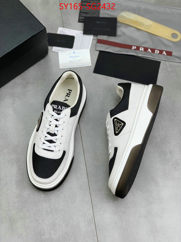 Men shoes-Prada 1:1 replica wholesale ID: SG2432 $: 165USD