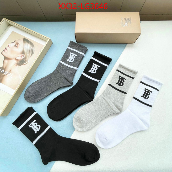 Sock-Burberry cheap online best designer ID: LG3646 $: 32USD