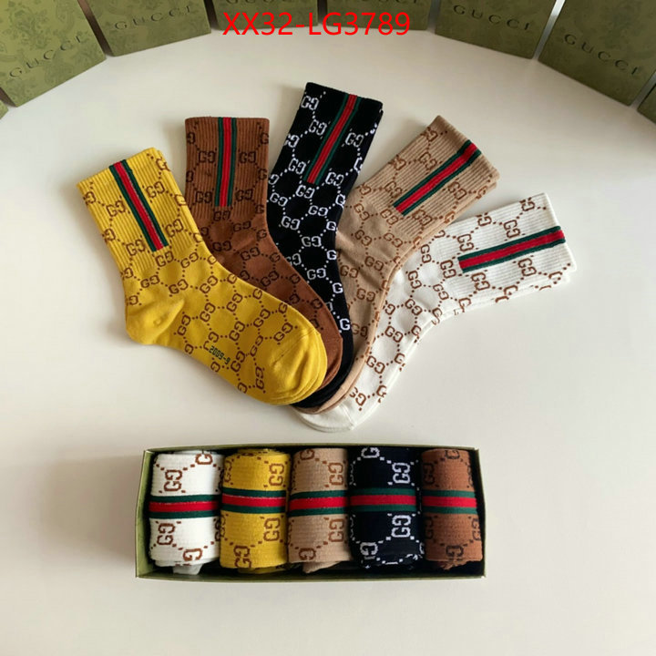 Sock-Gucci buy best quality replica ID: LG3789 $: 32USD