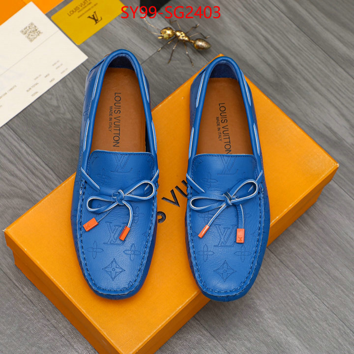 Men Shoes-LV designer fake ID: SG2403 $: 99USD