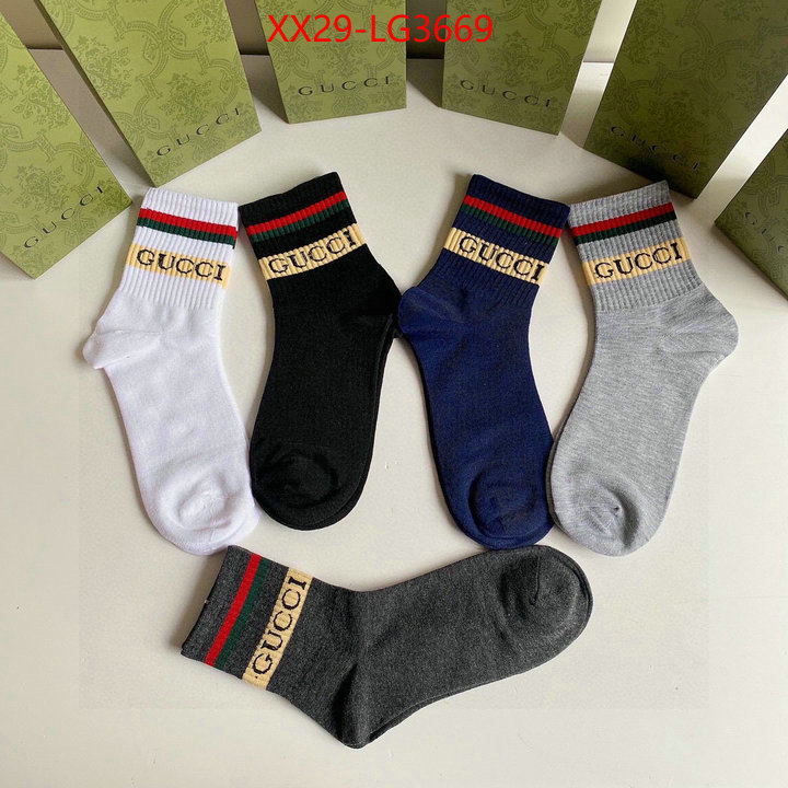 Sock-Gucci replica us ID: LG3669 $: 29USD