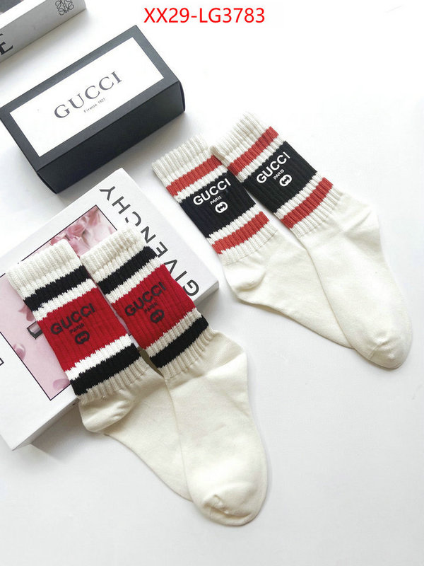 Sock-Gucci quality replica ID: LG3783 $: 29USD