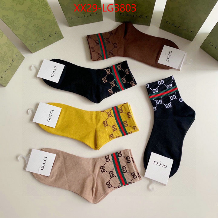 Sock-Gucci top perfect fake ID: LG3803 $: 29USD