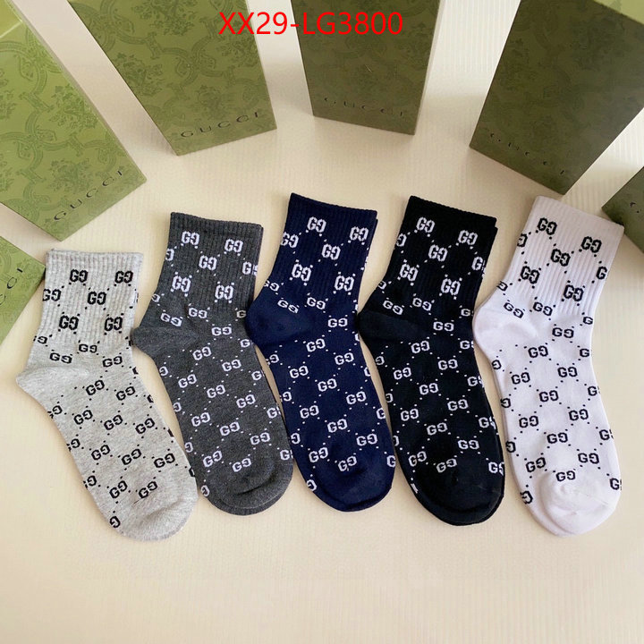 Sock-Gucci china sale ID: LG3800 $: 29USD