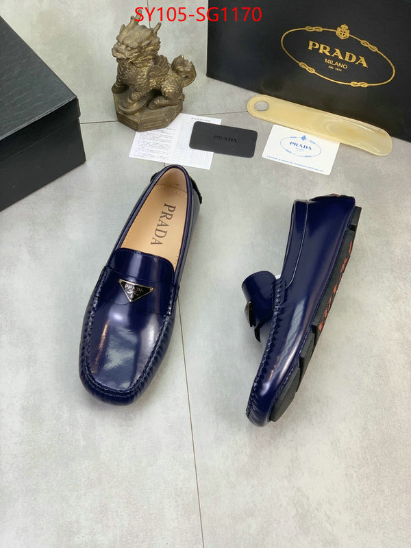 Men shoes-Prada top quality fake ID: SG1170 $: 105USD