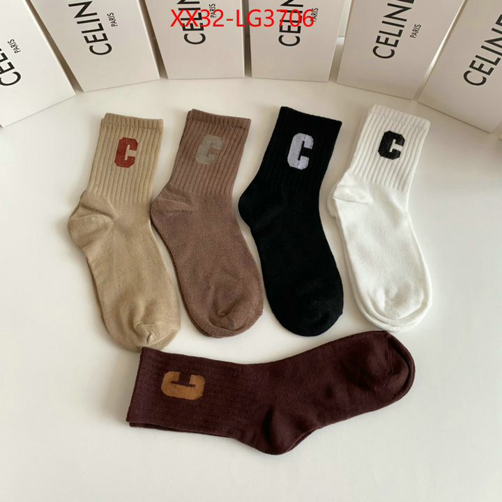 Sock-CELINE replcia cheap ID: LG3706 $: 32USD