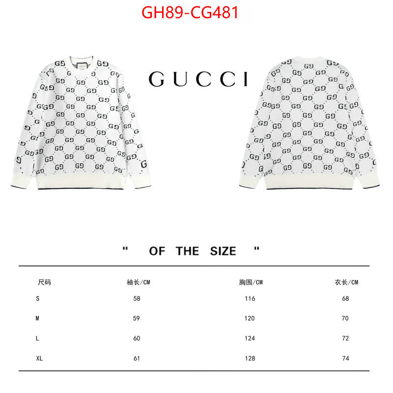 Clothing-Gucci designer replica ID: CG481 $: 89USD