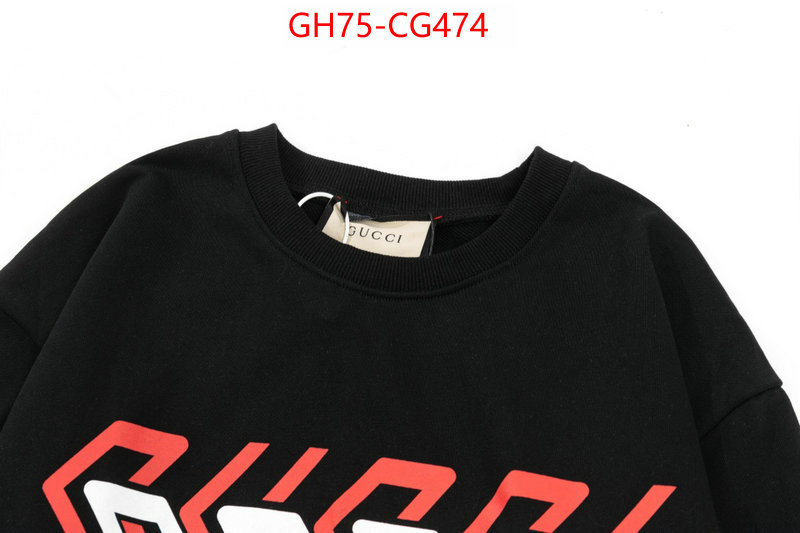 Clothing-Gucci shop cheap high quality 1:1 replica ID: CG474 $: 75USD