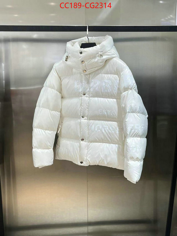 Down jacket Men-Burberry from china ID: CG2314 $: 189USD