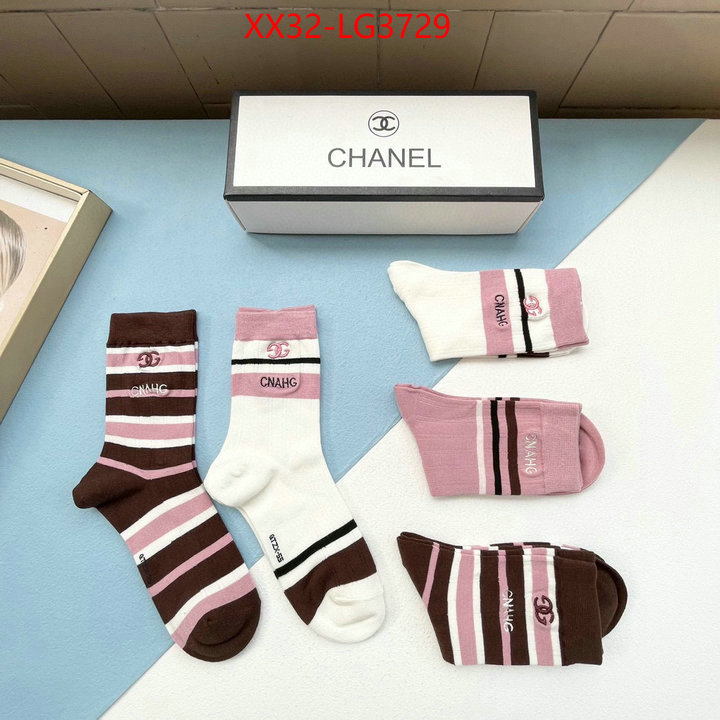 Sock-Chanel buy best quality replica ID: LG3729 $: 32USD