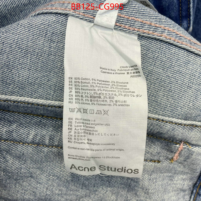 Clothing-Acne Studios top designer replica ID: CG995 $: 125USD